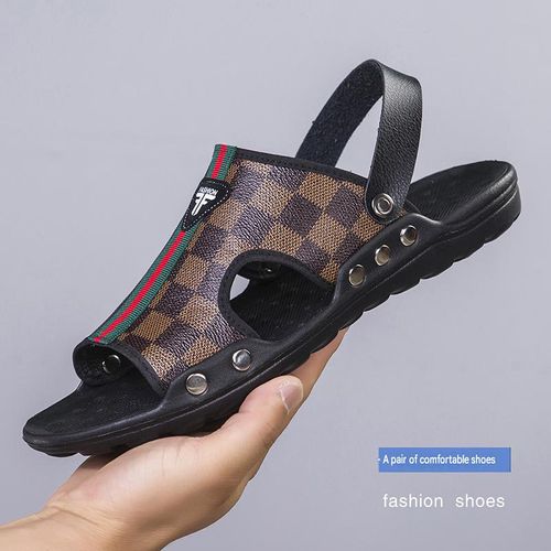 Thick soled high-end slippers trendy brand