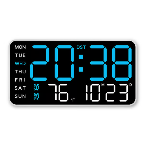 ⏰Multifunctional decorative LED digital wall clock