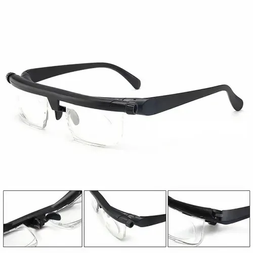 ADJUSTABLE FOCUS GLASSES NEAR AND FAR SIGHT 150-350 diopters