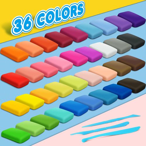Air Dry Clay 36 Colors DIY Molding Magic Clay