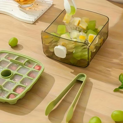 48-Cube Ice Tray (with Storage Bin) – One-Touch Release