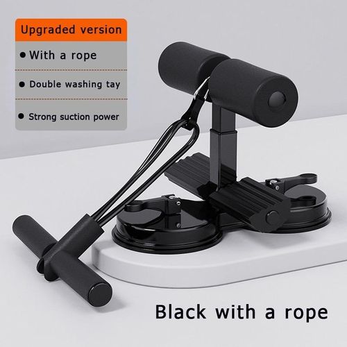 Upgraded Sit-Up Bar Pro, that comes with Double Suction and Tension Ropes