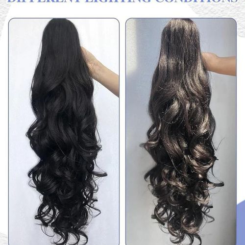 💜Limited time promotion 50%OFF💜Clip-on Wavy Ponytail Extension