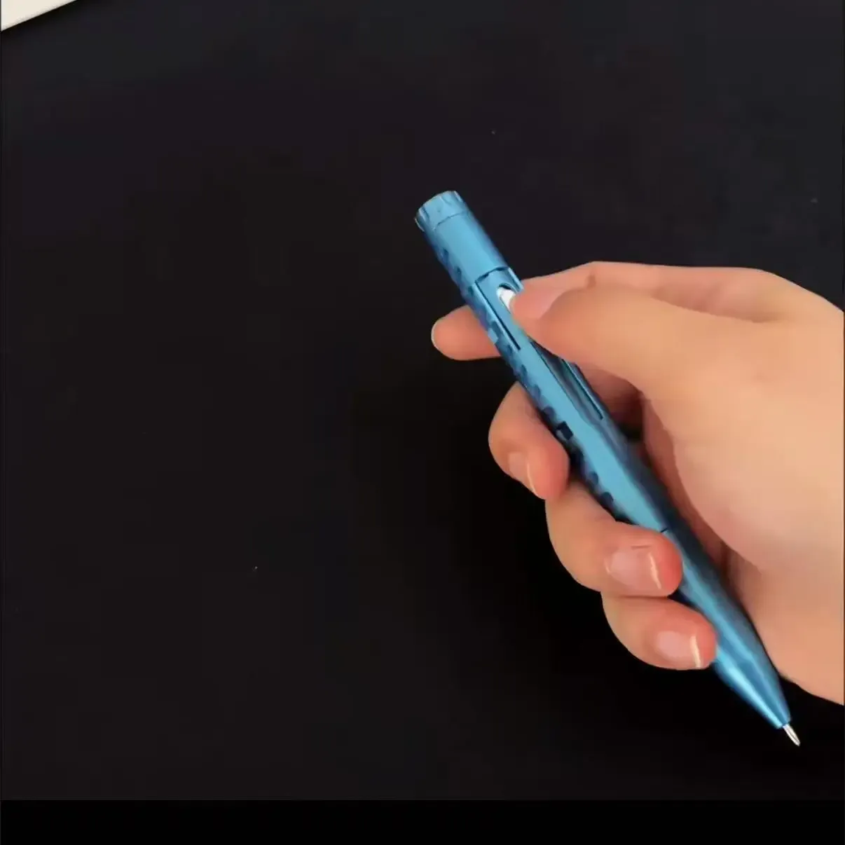 Cool Stress Reliever Bullet Pen Ejection Writing Stationery for Students Business Supplies Neutral Pen Multifunctional