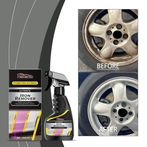 Rust Remover Revitalizing Spray for Car Wheels & Metal Surfaces, Heavy Duty Rust Cleaner Anti-Rust Solution