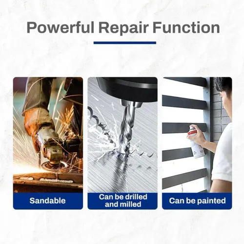 2 packs - 85g Strong Casting Glue Effective Sealant Casting Adhesive Industrial Heat Resistance Cold Weld Metal Repair Paste