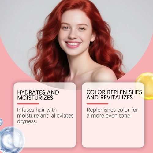 Collagen Hair Mask for Red Blue Brown Hair Color Supplement Deeply Nourish Anti Frizz Drying Rough Damaged Hair Treatment MaskNon-Hair Dye Product