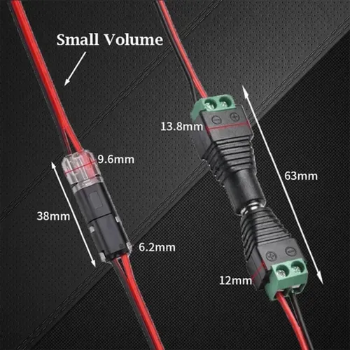 80PCS Wire Plug-in Connector With Locking Buckle