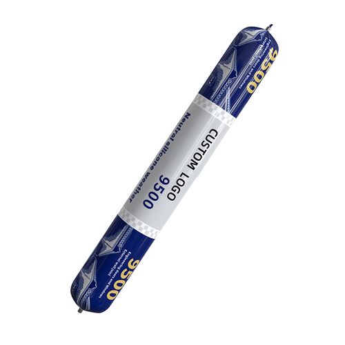 2 packs structural adhesive neutral weather-resistant adhesive door and window exterior wall waterproof adhesive black sealant