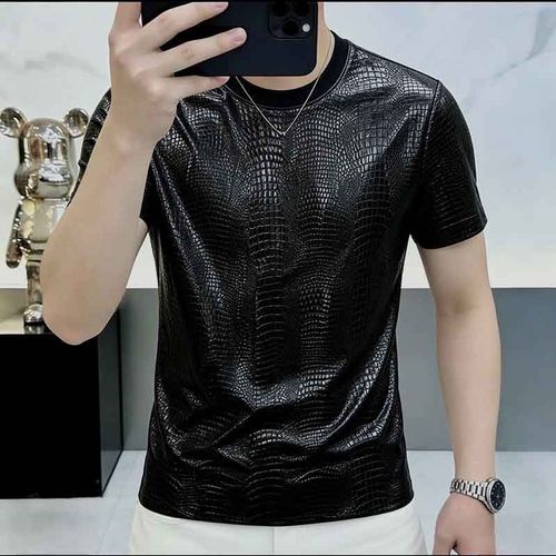 New versatile, casual, round-neck short-sleeve top