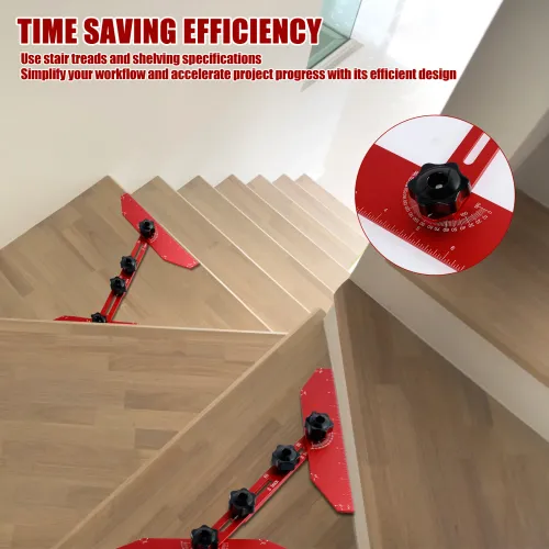 The Master Stair Builder - Professional Adjustable Stair Tread Template Tool