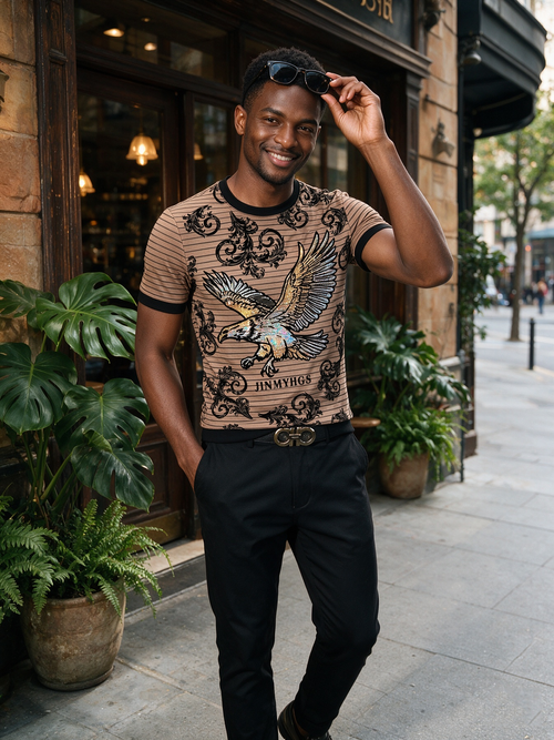 Trendy Street Men's Eagle T-shirt