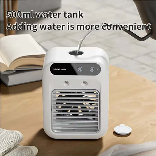 Portable USB Desk Cooler Fan With Humidifier
