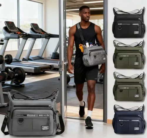 Large-Capacity Crossbody Bag – Waterproof, anti-theft, and ultra-durable, perfect for hiking, shopping, and traveling!