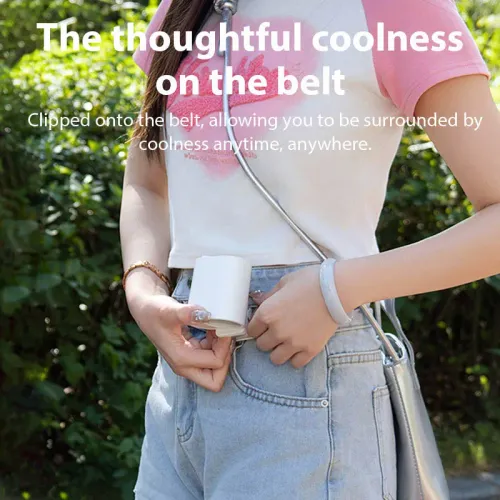 Car Clip On Fan Outdoor Clip Umbrella Fan Waist Clip Electric fan 360° Rotatable 100-speed USB Rechargeable Desktop Cooling fan