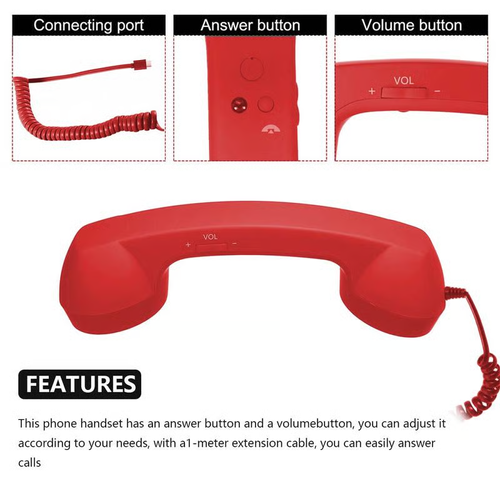 📞Retro Selection Phone Handset with Type-C Interface📞