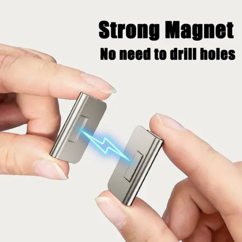 5 pairs  Strong Magnetic Curtain Clips for Prevent Light Leaking Keep Curtain Closed for Home Bedroom Office Curtain Draperies