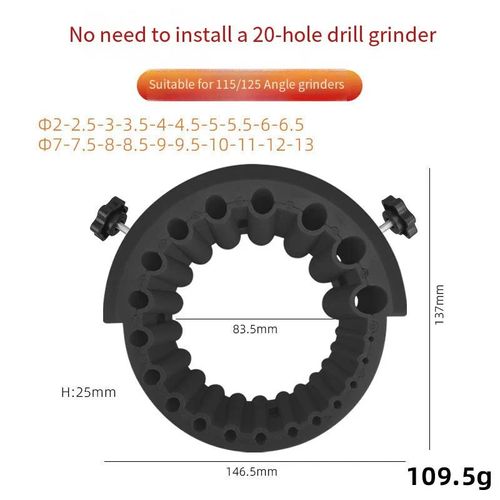 Multipurpose Drill Bit Sharpener for Angle Grinders