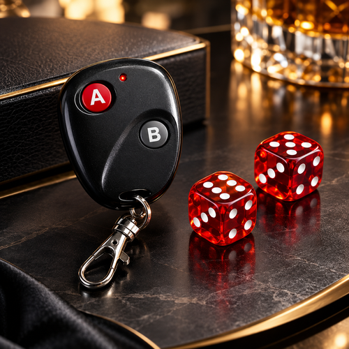 Remote-controlled magic dice
