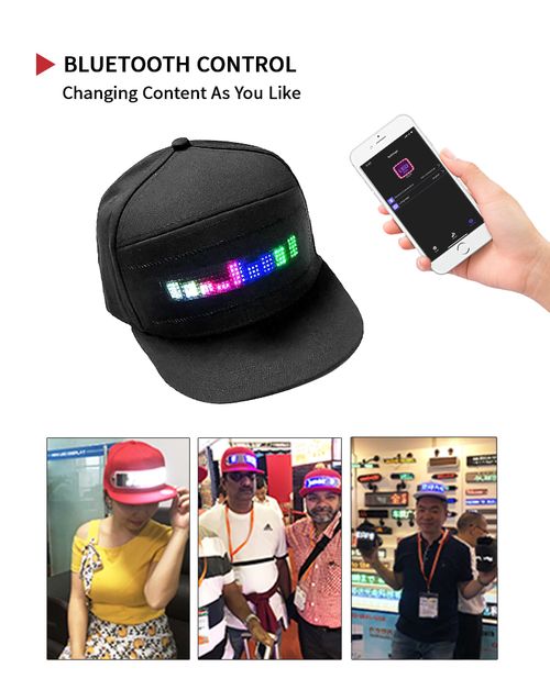 🧢LED Pixel CapScreen ✨