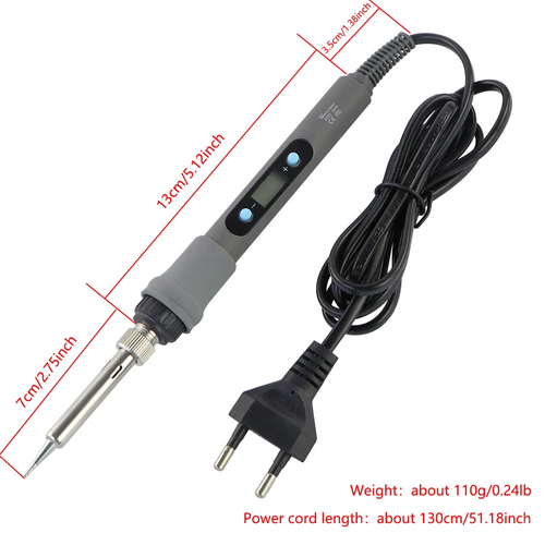 Adjustable Digital Display 80W Electronic Soldering Iron Electric Welding Solder Rework Heat Pencil Repair Tool Station Solder