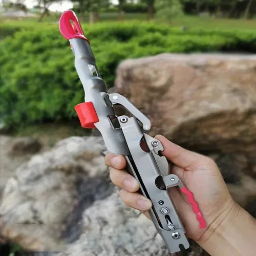 1Pcs Automatic Double Spring Angle Fishing Pole Foldable Anti-Rust Steel Fishing Pole Holder Sea Rod Fishing Tackle