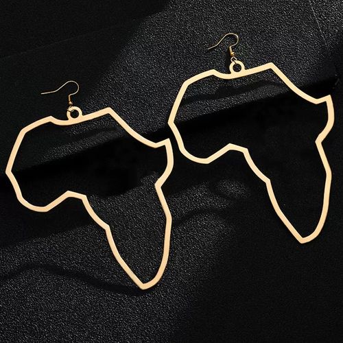 👑 Wear Your Heritage: The Hottest Africa Map Earrings! ✨
