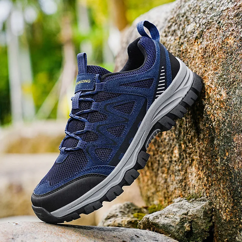 Men s Athletic Work Shoes Arch Support Wide Toe Box Breathable Lightweight Non Slip Built for Hiking Outdoor Use