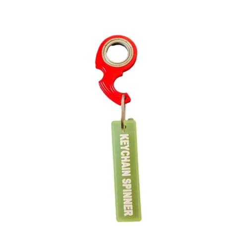 Karambit Spinner Finger Swivel Claw Knife Keychain High Quality Metal Grain Texture Fidget Spinner Metal Keych