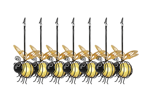 Solar-Powered Hanging Bee Light