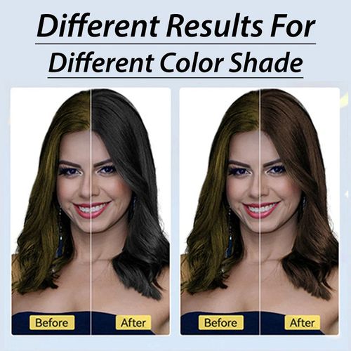 Hair coloring shampoo, suitable for both men and women, with herbal extracts for fast results.