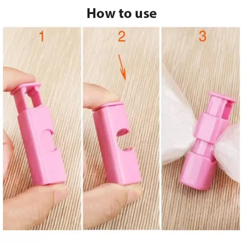 60Pcs Reusable Food Sealing Clips Bread Storage Bag Clips For Snack Wrap Bags Spring Clamp Kitchen Organization Sealing Clamp