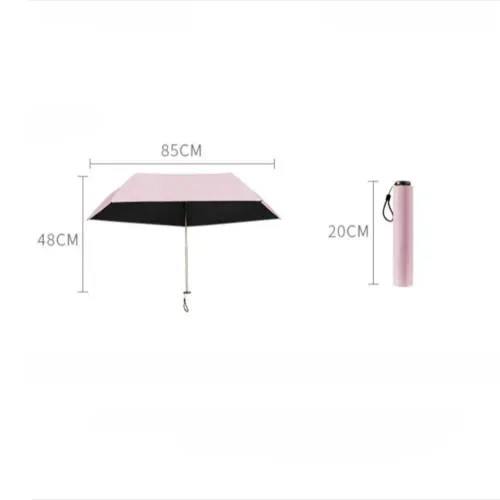 Only 4 cm thick—ultra-lightweight, offering protection against both rain and UV rays.