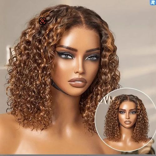 Water Wave Half Wig Invisible Hairline Beginner Friendly