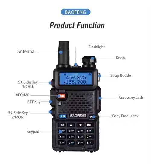 5W High-Power Waterproof Walkie-Talkie