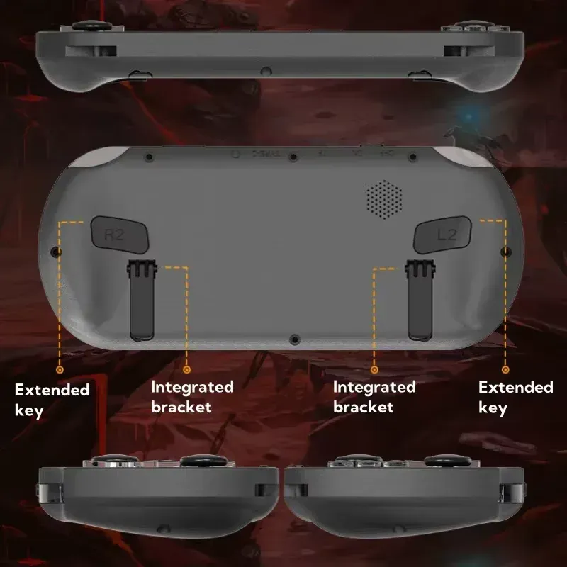 4.5-inch high-definition screen handheld device with 64G, allowing players to play over 20000 games smoothly