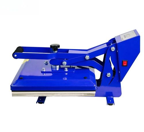 Spot high pressure flat plate manual T-shirt clothes printing pattern embossing heat transfer pressing machine
