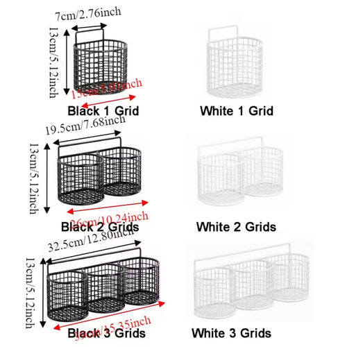Wall Mounted Storage Basket No Punching Space Saving Garlic Ginger Hanging Basket Iron Large Capacity Kitchen Shelf