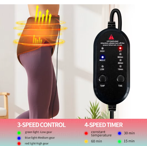 Carbon Fiber Heated Warmth Briefs Abdominal Vibration Massager Menstrual Discomfort, Lower Abdominal Aches Hip Strain