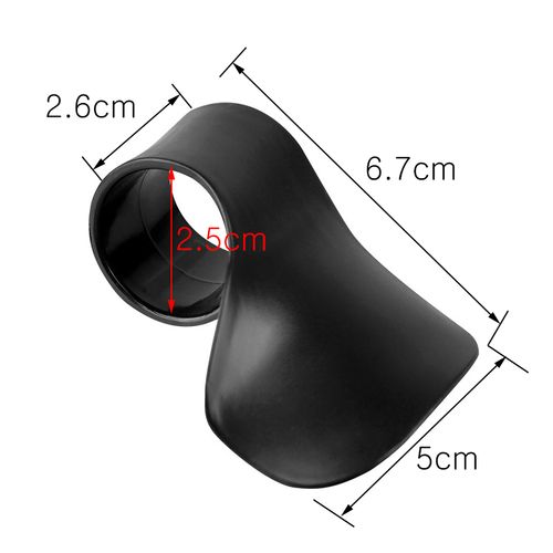 4 pcs Throttle Assist Cruise Control Handle Black ABS Handlebar Rocker Motorcycle Thumb Rest