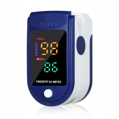 Medical oximeter, heart rate, blood oxygen dual measurement color screen