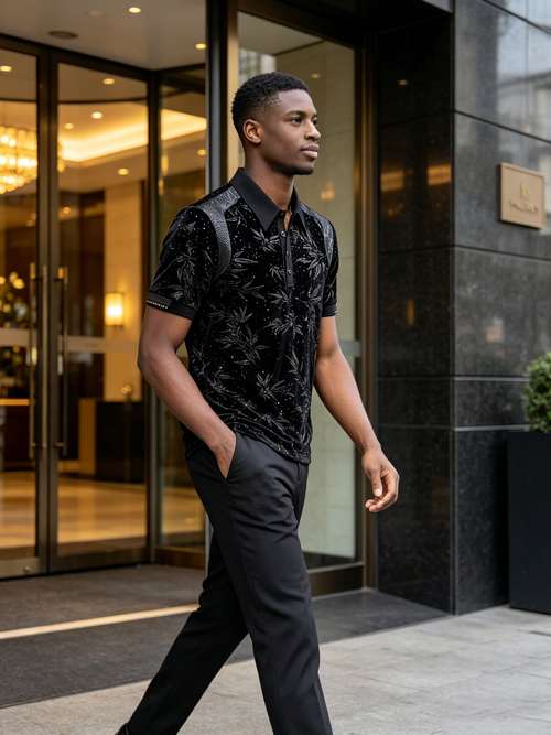 Advanced men's short sleeved shirt