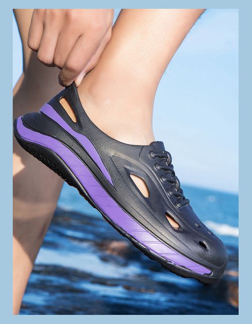 Men's thick-soled clogs—suitable for outdoor wear, non-slip, and odor-resistant.