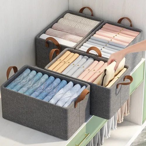 Thicken Clothes Organizer Pants Sweater Storage Cabinets Drawers Organizer Jeans Storage Box Wardrobe Clothes Storage Organizers