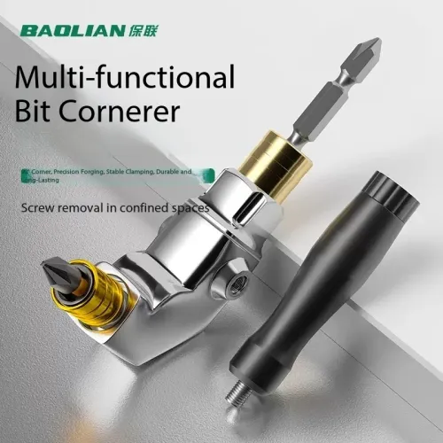Universal Self-Locking Electric Screwdriver 90 Degree Double-Headed with Batch Head