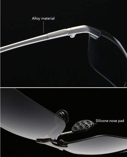 Photochromic Polarized Sunglasses Driving Fishing Chameleon Glasses Change Color Sun Glasses Day Night Vision UV400 Eyewear