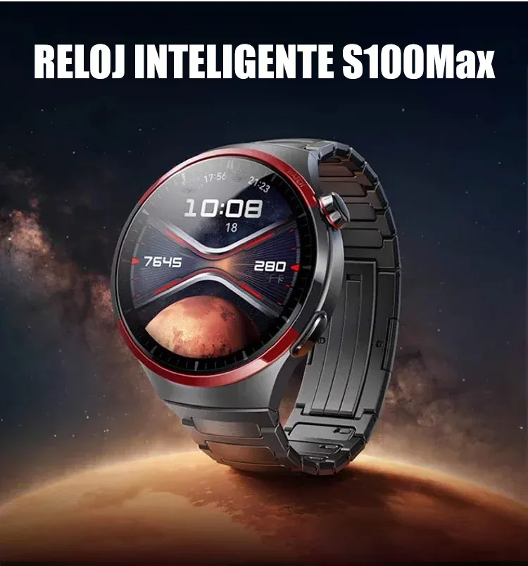 WATCH4PRO Space Exploration Round Screen Smartwatch
