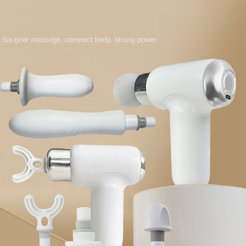 Massage Gun deep Tissue for Exercising Pain Relief 6 Speeds with 4 Heads, Electric Back Massagers for Pain Relief