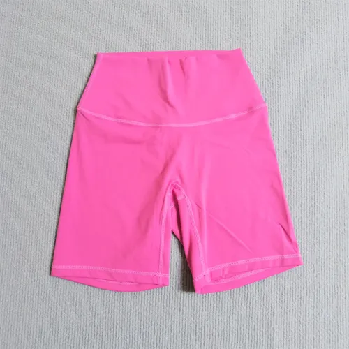 Solid Color Women Fitness Sports Short High Waist Yoga Short Leg Cycling Comprehensive Training Jog Squat Proof