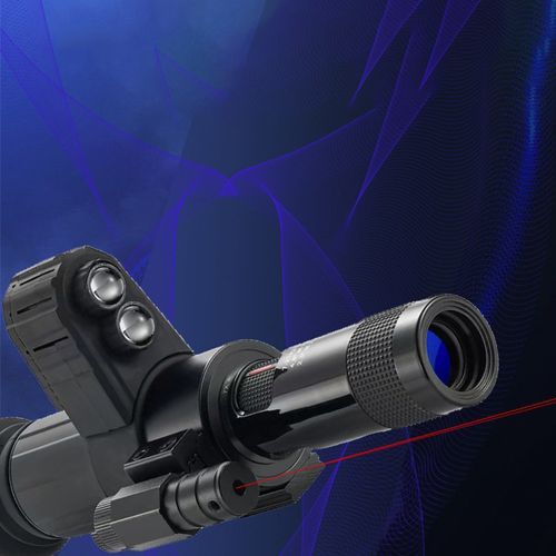 Military 7-21X digital night vision cyf-d + monocular hunting scope with laser sight tactical crosshair hunting scope
